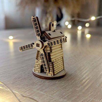 Small Mill Christmas Ornament