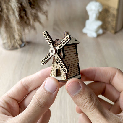 Small Mill Christmas Ornament