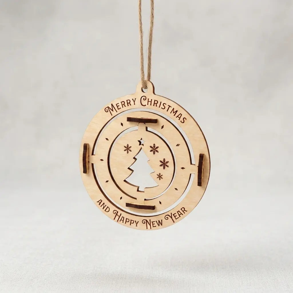 Juguete de árbol de Navidad árbol de Navidad - Archivo de corte láser SVG y DXF