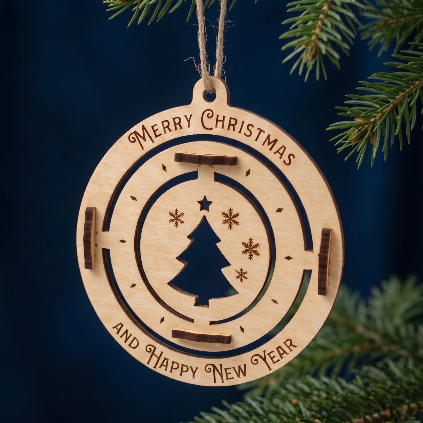 Juguete de árbol de Navidad árbol de Navidad - Archivo de corte láser SVG y DXF