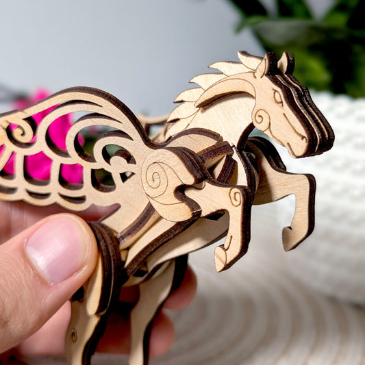 Pegasus Ornament Laser Cut File