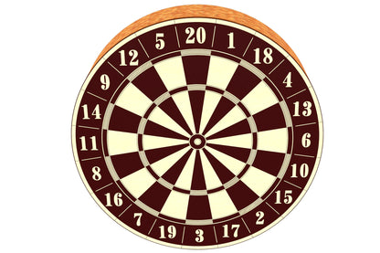 laser cut dartboard ready made project