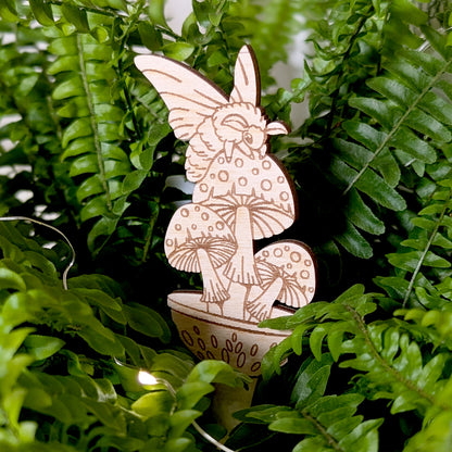 Plant Pick Set of 3 - Ladybird, Butterfly and Mouse Toppers