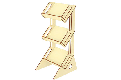 Creative woodworking: 3-tiered tray laser cut design for your projects