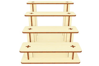 Tiered display stand: versatile laser cut project for showcasing