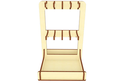 Keychain Stand: versatile laser cut project for keys.