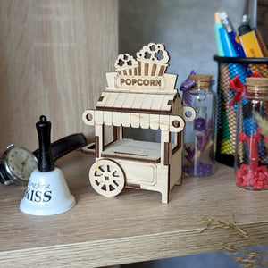 Popcorn Cart Ornament & Miniature
