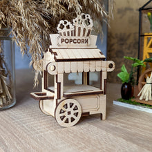 Load image into Gallery viewer, Popcorn Cart Ornament &amp; Miniature
