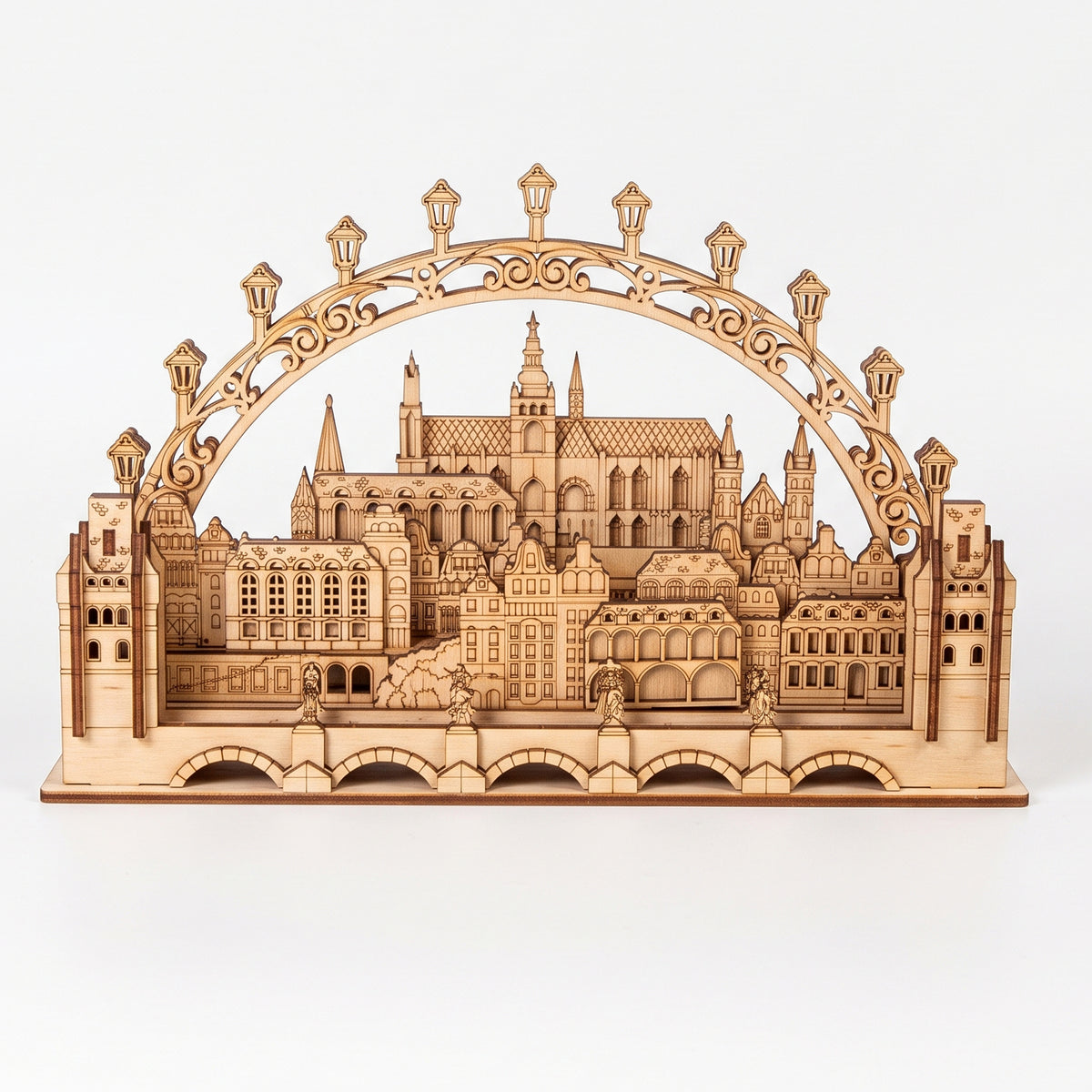 Prague Schwibbogen Laser Cut File