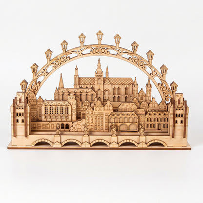 Prague Schwibbogen Laser Cut File