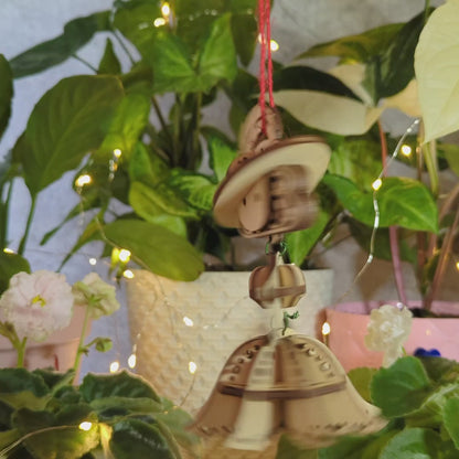 Enchanting fairy ornament: laser cut design on plywood