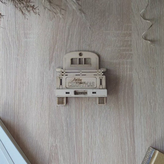Truck Back Tray - Laser Cut File SVG & DXF