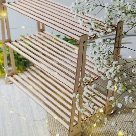 Farmhouse Display Stand - Laser Cut File SVG & DXF