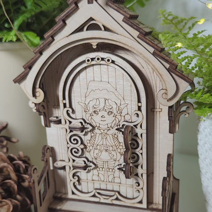 Christmas Elf Girl Door