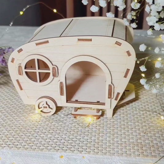 Guinea Pig Camper House - Laser Cut File SVG & DXF