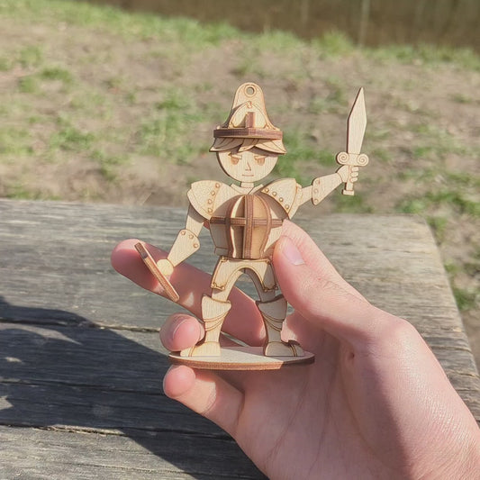 Knight Miniature - Laser Cut File SVG & DXF