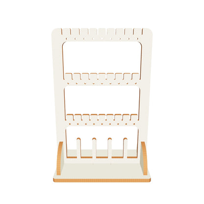 Laser cut Jewelry Stand design made from plywood. 3d model