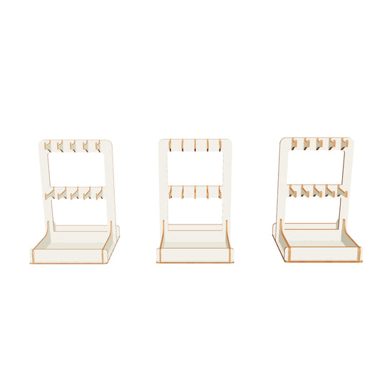 Downloadable laser cut file for Keychain Stand 3d model