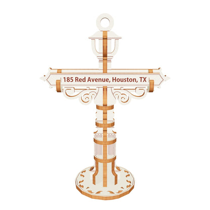 Custom Road Sign Ornament