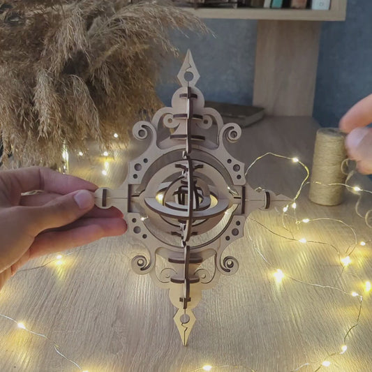 Christmas Star Ornament - Laser Cut File SVG & DXF
