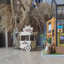 Load and play video in Gallery viewer, Hot Dog Cart Ornament &amp; Miniature
