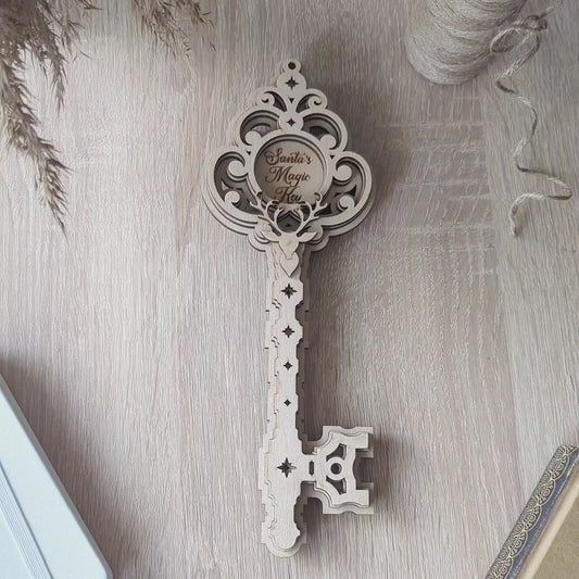 Santa's Magic Key - Laser Cut File SVG & DXF