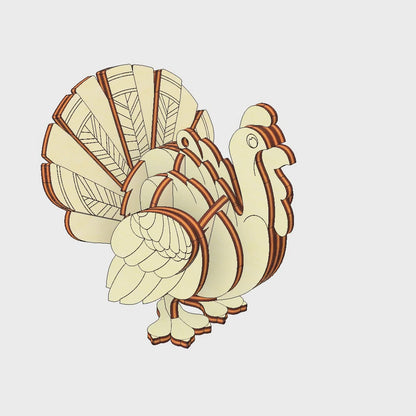 Turkey Bird Ornament
