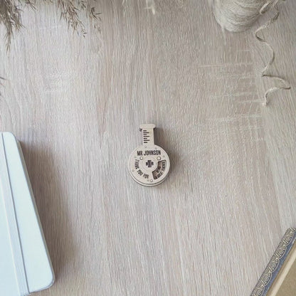 Test tube - gift card for teacher