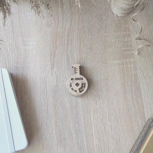 Test tube - gift card for teacher