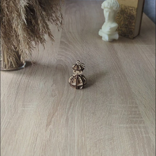 Halloween Cat in the Pumpkin Ornament - Laser Cut File SVG & DXF