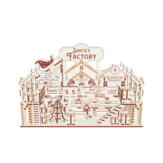 Santa's Factory Laser Cut File