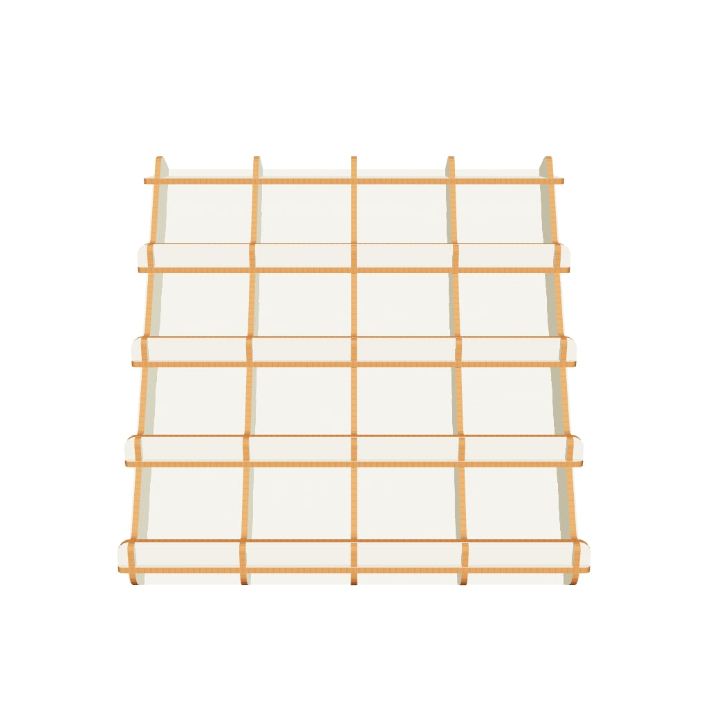 Laser cut counter stand design on plywood 3d Model