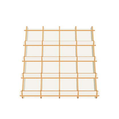 Laser cut counter stand design on plywood 3d Model