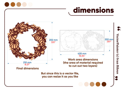 Autumn Pumpkin Wreath