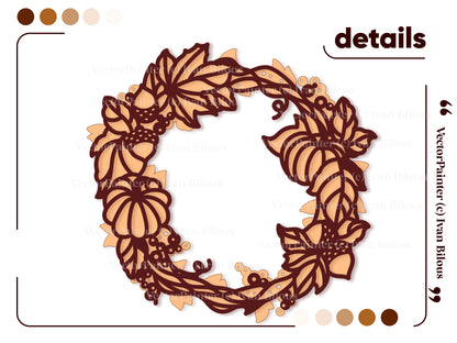 Autumn Pumpkin Wreath