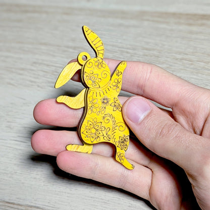 Easter Bunny Ornaments - Set of 5