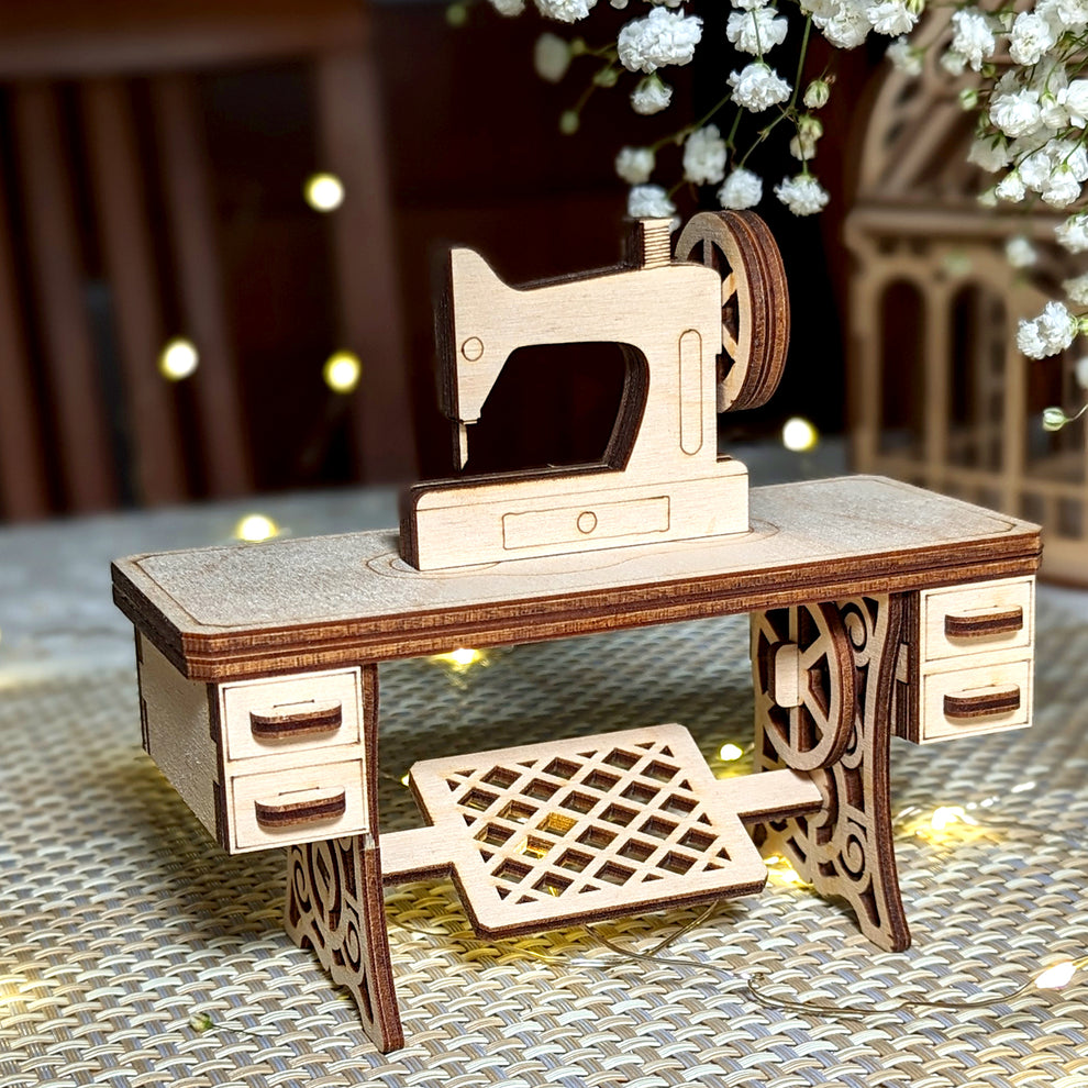 Vintage Sewing machine - Laser Cut File – Vector Painter