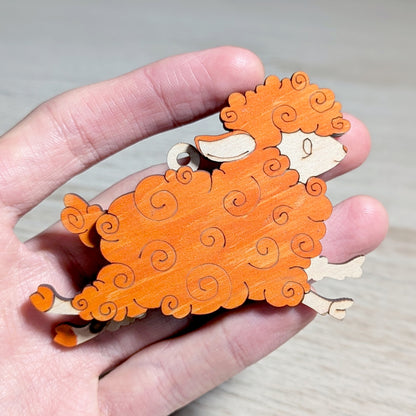 Easter Sheep Ornament - Set of 5