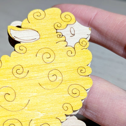 Easter Sheep Ornament - Set of 5