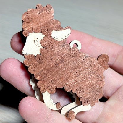 Easter Sheep Ornament - Set of 5