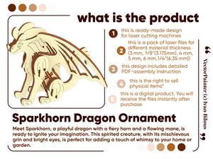 Sparkhorn - Dragon Ornament