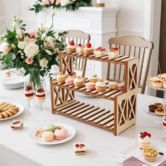 Farmhouse style Tiered Tray