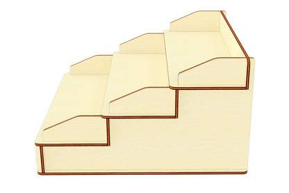 Easy-to-follow instructions for assembling a laser cut Display Stand - Professional and elegant display solution