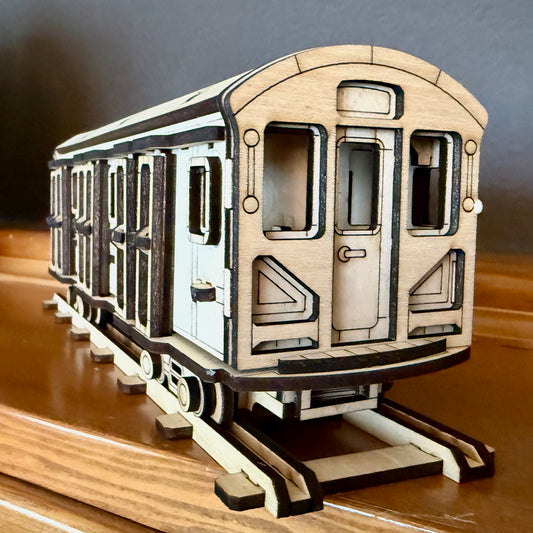 Subway Train Car - Laser Cut File SVG & DXF