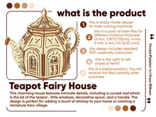 Load image into Gallery viewer, Teapot Fairy House
