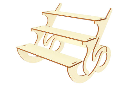 Display Stand with 3 tiers