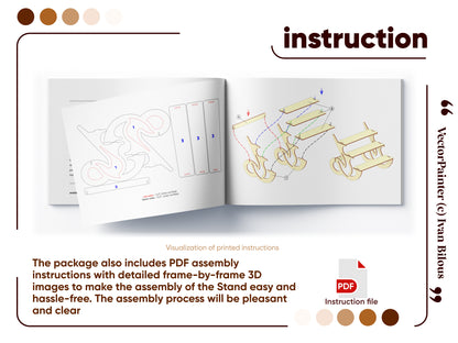 Display Stand with 3 tiers