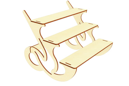 Display Stand with 3 tiers