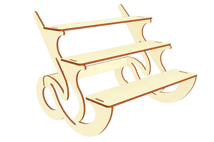 Display Stand with 3 tiers