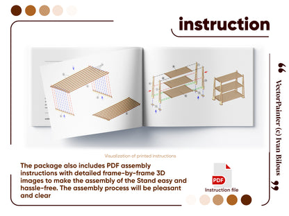 Plywood project: Display Stand with sturdy construction and decorative accents